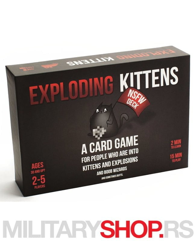 Igra Eksplodirajući mačići Exploding Kittens NSFW
