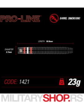 Profesionalne pikado strelice Pro-Line Steeldart