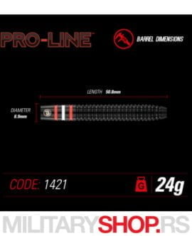 Profesionalne pikado strelice Pro-Line Steeldart
