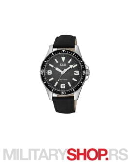MUŠKI Q&Q SAT BLACK GRAIN Q&Q QB64J325Y