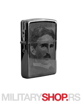 Polirani Hrom Zippo upaljač Tesla Hologram