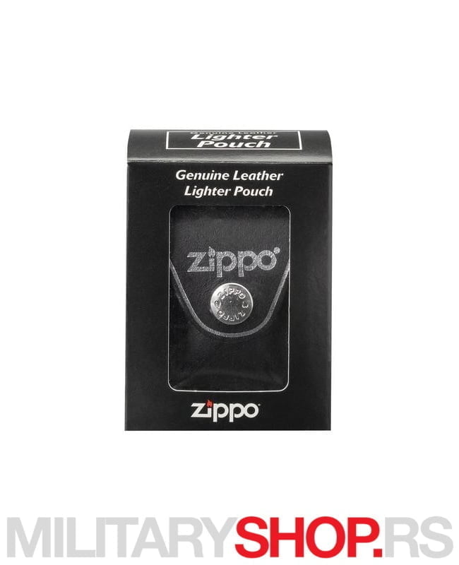 Kožna crna futrola upaljača Zippo LPLBK