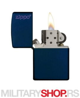 Upaljač teget navy mat sa Zippo logom