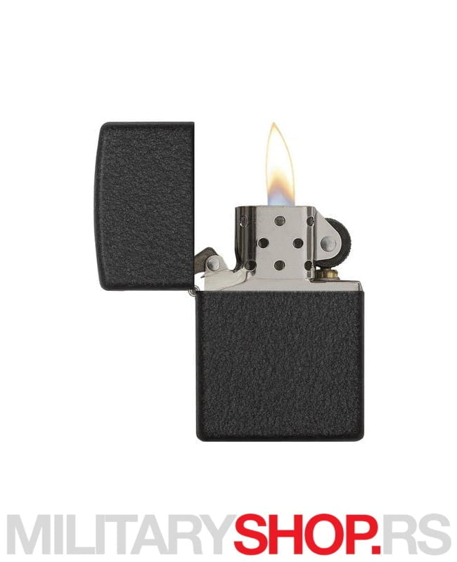 Crni upaljač Zippo Black Crackle