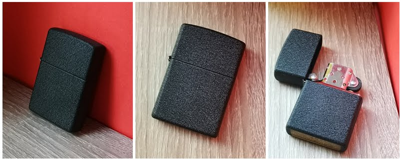 Crni Upaljač Zippo Black Crackle