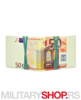 Novčanik sa dizajnom Evro novčanice Walart