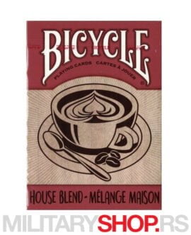 Karte motiv kafe Bicycle House Blend