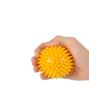Loptica za masažu žuta 8cm MSD