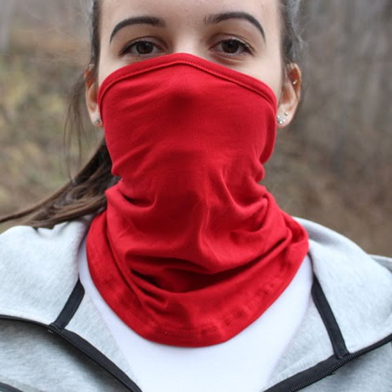 Crvena moto bandana za vrat i lice