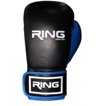 Bokserske rukavice kožne 12oz Ring plave
