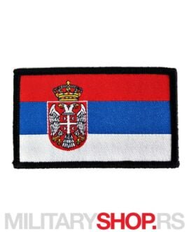 Amblem Zastava Srbije U Boji Digitalni Vez