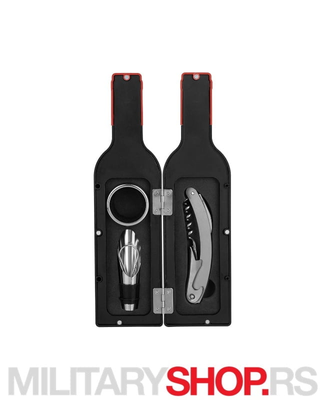 Vinski Set u Obliku Flaše Cabernet - Slika 3