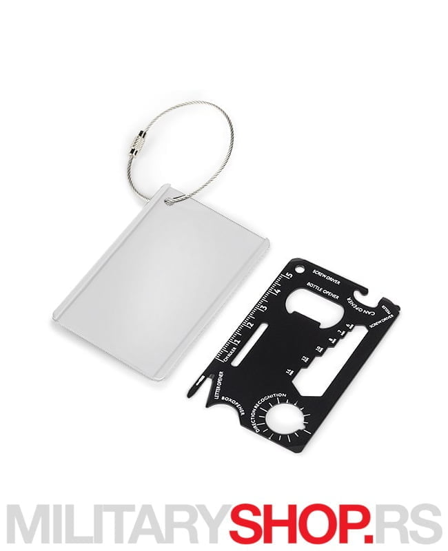 Alat u obliku kartice Toolcard Silver