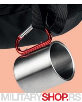 Aluminijumska čaša sa karabinjerom Hike 200ml