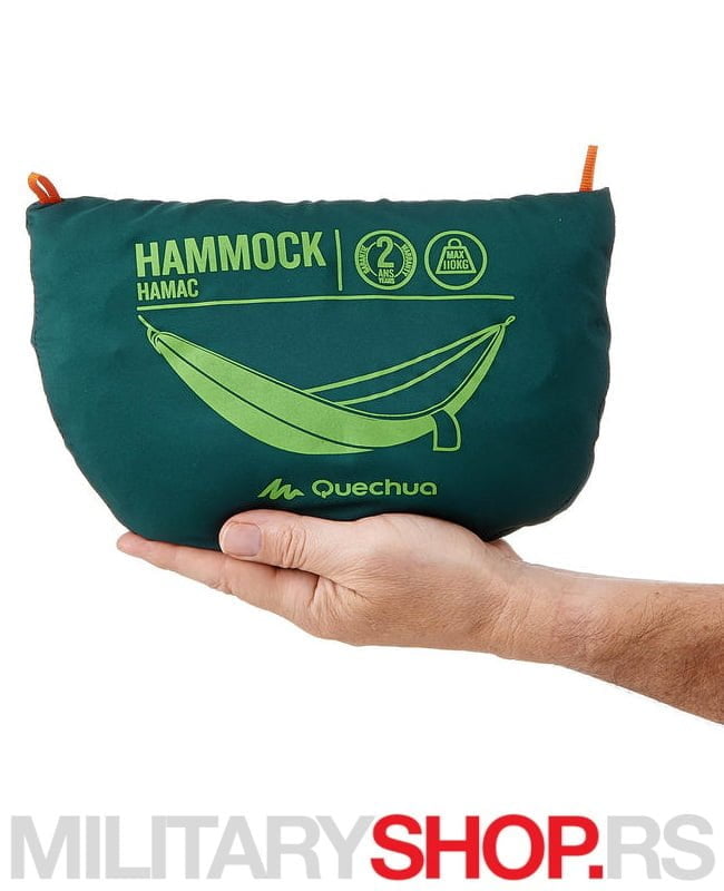 Viseća ležaljka Quechua Hammock zelena mreža