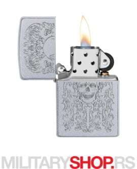 Zippo FD21 Skull Design 49571
