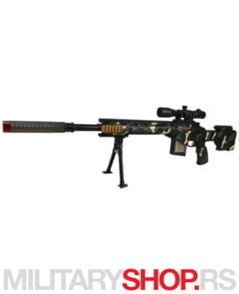 Snajper igračka puške Black Sniper Rifle