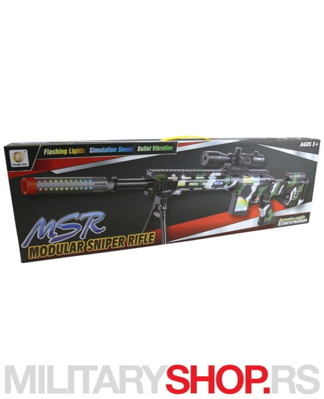 Snajper igračka puške Black Sniper Rifle