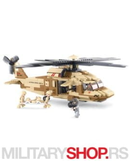 Vojni helikopter igračka Suban B0509 Black Hawk