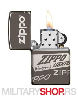 Zippo Upaljač Black Ice Logo 360