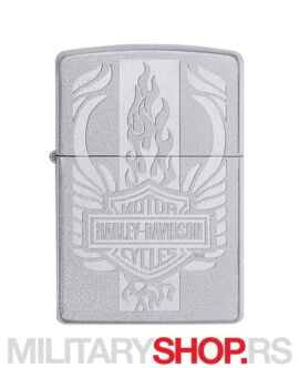 Zippo Upaljač Harley Davidson® Silver Laser