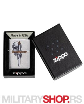 Zippo Upaljač Sword Skull Silver Design