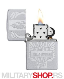 Zippo Upaljač Harley Davidson® Silver Laser