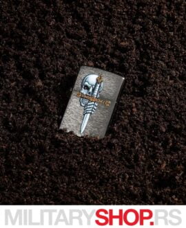 Zippo Upaljač Sword Skull Silver Design
