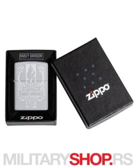 Zippo Upaljač Harley Davidson® Silver Laser