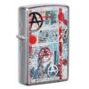 Zippo Upaljač Anarchy Design Street Art