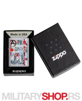 Zippo Upaljač Anarchy Design Street Art