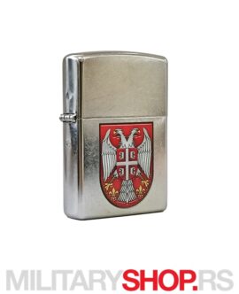 Zippo Upaljač Sa Nacionalnim Grbom Srbije