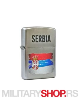 Zippo Upaljač Sa Nacionalnom Zastavom Srbije