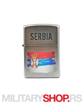 Zippo Upaljač Sa Nacionalnom Zastavom Srbije
