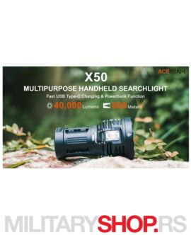 Alternative view of Acebeam Baterijska Lampa X50 Max Power
