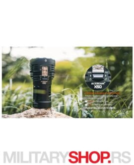 8 x imported famous brand LEDs with a lifespan of 50,000 hours 6500K Color temperature: Max 40,000 lumens output by rechargeable batteries pack Ultra-Low: 230 lumens; 24hours; Low: 650 lumens; 3,600cd; 120 meters; 11hours; Med1: 2,250 lumens; 14,400cd; 240 meters; 3hours 40 minutes; Med2: 6,500 lumens; 30,625cd; 350 meters; 2hours; High1: 14,000 lumens; 55,932cd; 473 meters; 1hour 50 minutes; High2: 26,000 lumens; 96,100cd; 620 meters; 1hour 45 minutes; Turbo: 40,000 lumens; 160,000cd; 800 meters; 1hour 30 minutes; Strobe: 12,000 lumens, 1hour 45 minutes;
