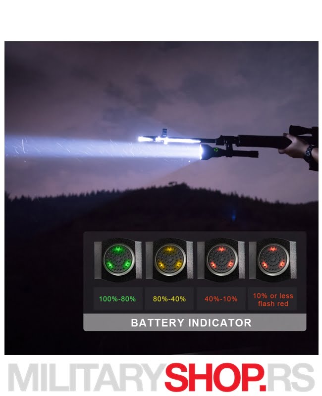 Trustfire Lovački Set T70 V2 Lampa - Slika 8