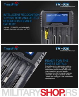 Trustfire TR 020 Punjač Za Baterije - Slika 6