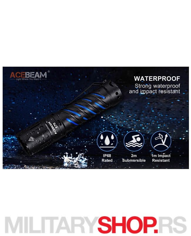 Acebeam Baterijska Lampa E70 Ultra Pocket - Slika 8