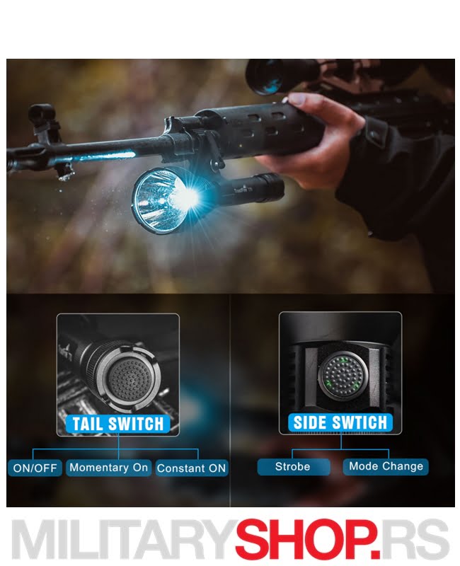 Trustfire Lovački Set T70 V2 Lampa - Slika 11