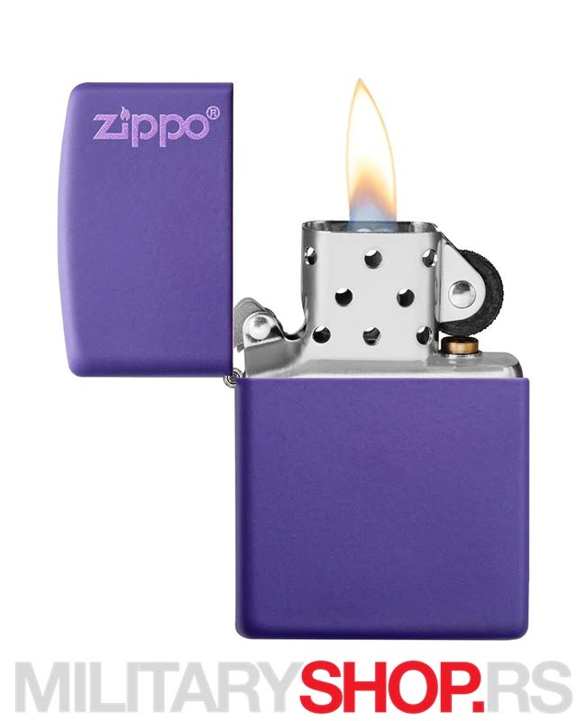 Zippo Upaljač Purple Matte Zippo Logo