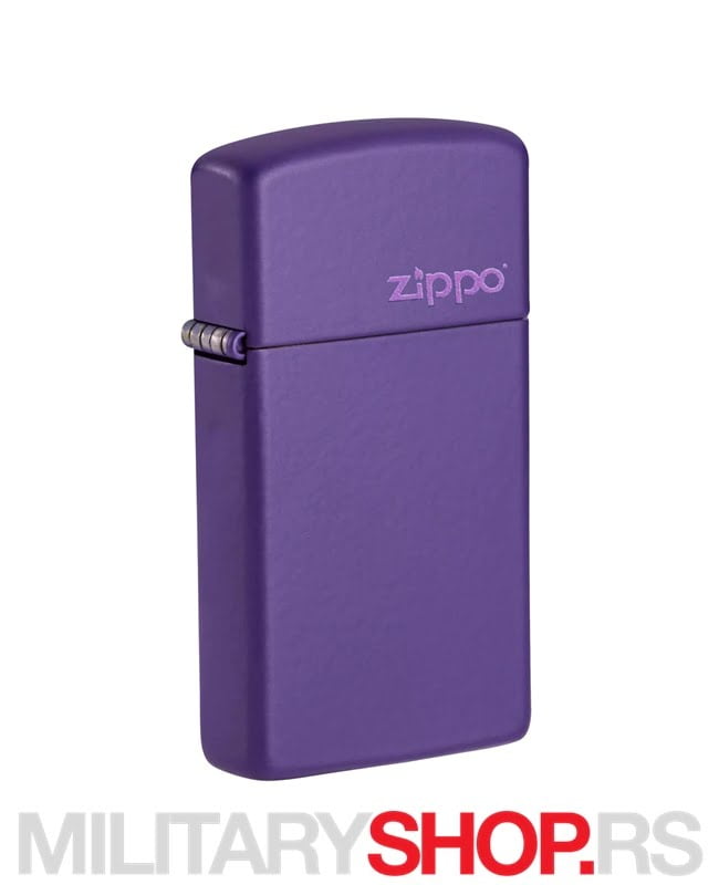 Zippo Slim Upaljač Purple Logo Design - Slika 3