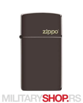 Zippo Slim Upaljač Brown Logo Design