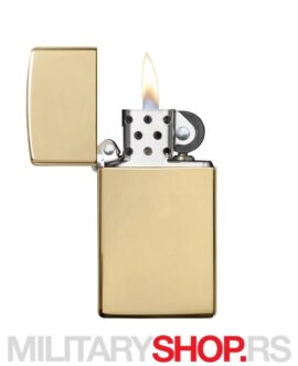 Alternative view of Zippo Slim Upaljač High Polish Brass