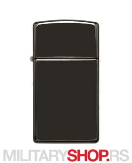 Zippo Ebony Slim High Polish Black