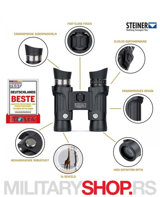 Steiner Dvogled Za Posmatranje Wildlife 10.5x28 - Slika 5