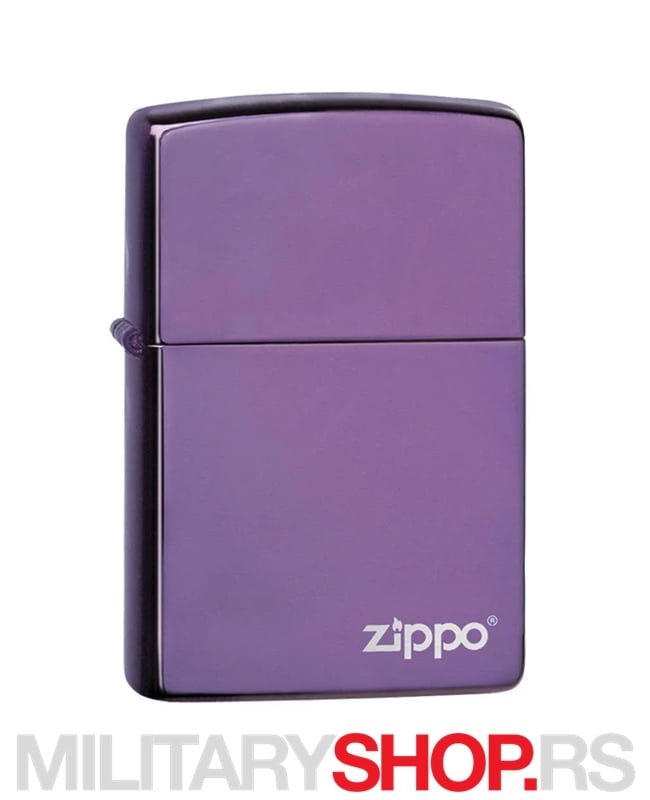 Zippo Upaljač High Polish Purple Logo