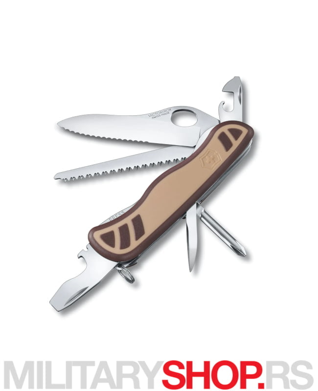 Veliki Victorinox nož sa testerom Trailmaster Grip bež