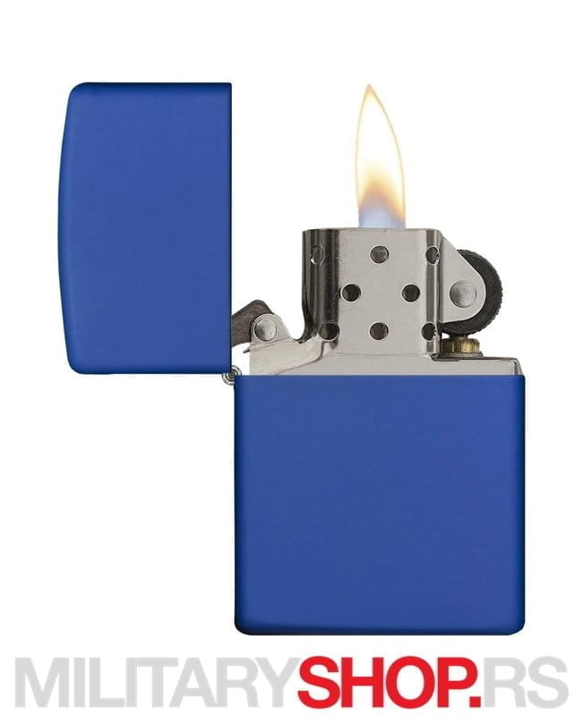 Matte Clasic Royal Blue Zippo Upaljač - Slika 2