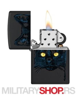 Zippo Upaljač Print Crna Mačka - Slika 3